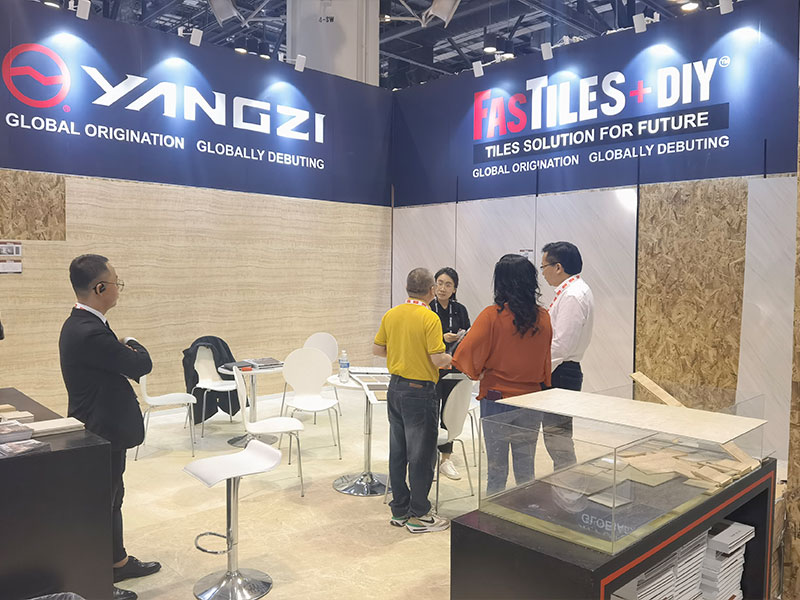 Yangzi Flooring attend the Coverings2023 THE GLOBAL TILE& STONE EXPERENCE in USA